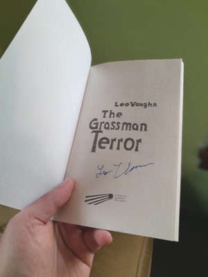The Grassman Terror by Leo Vaughn - signed copy