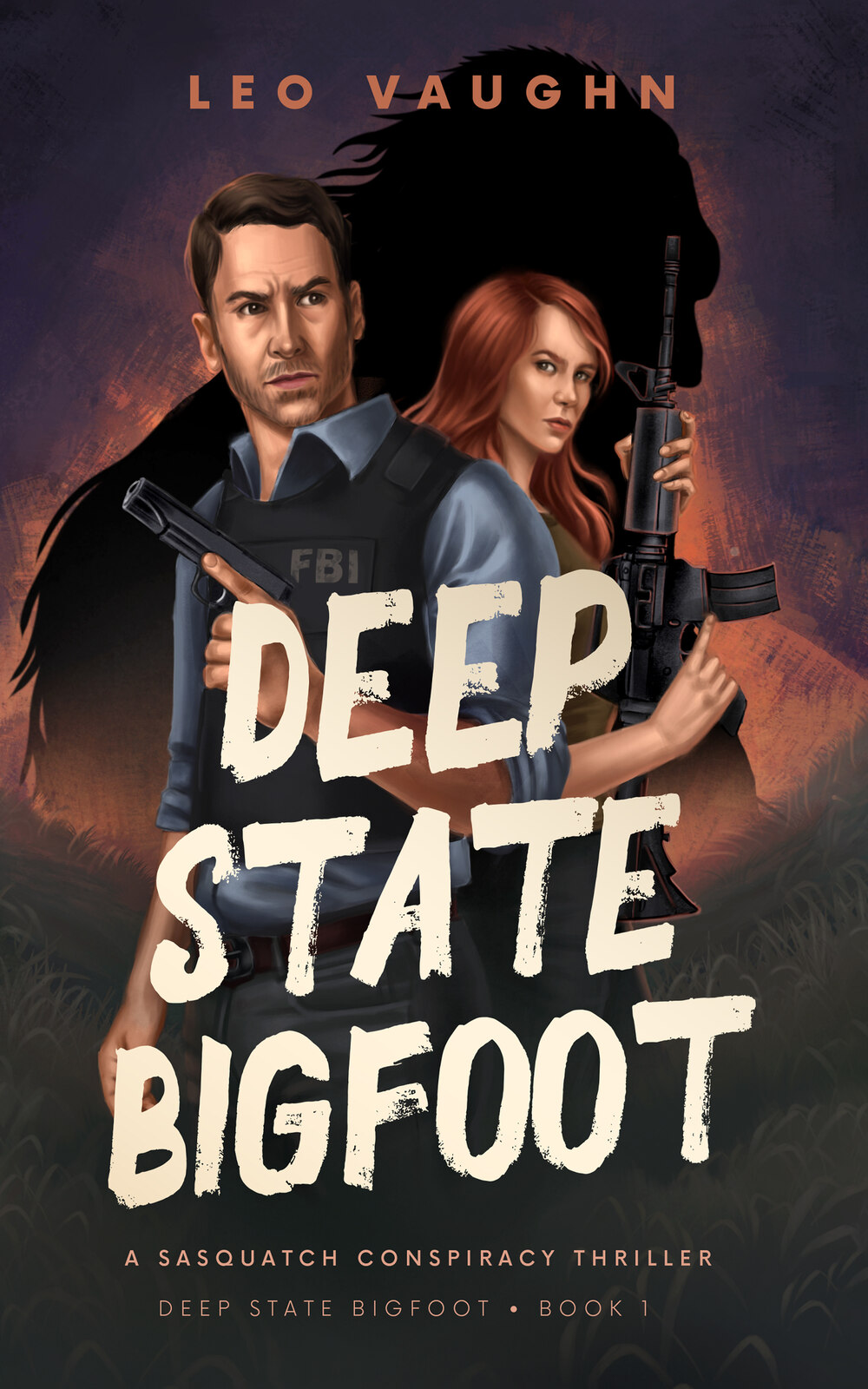 Book cover: Deep State Bigfoot by Leo Vaughn
